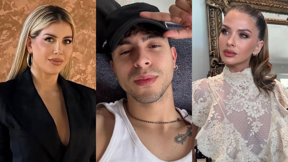 Rusherking confirmó que la China Suárez se tatuó por él y provocó la reacción de Wanda Nara. (Foto: Instagram/ @wandabadbitch @rusherking y @sangrejaponesa).