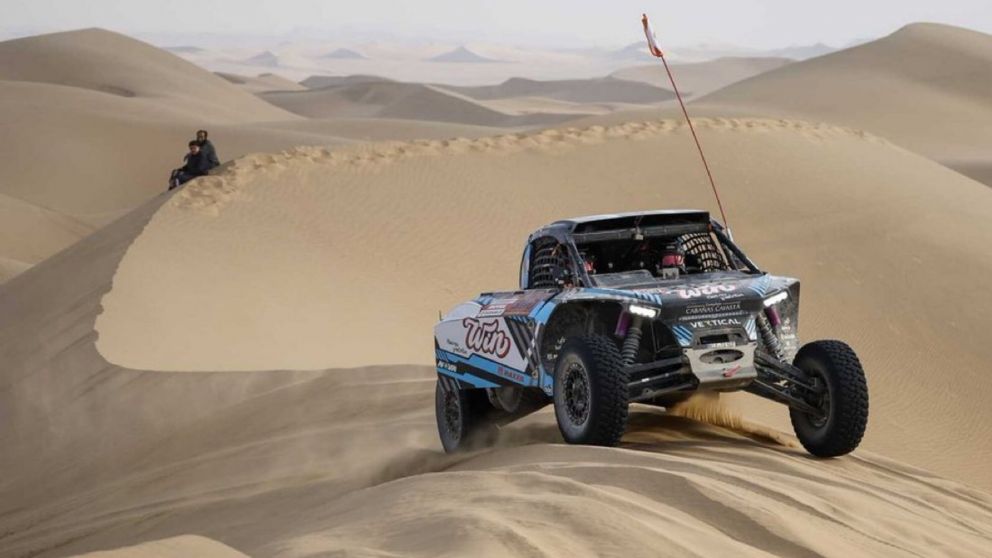 Nicol�s Cavigliasso termin� tercero y se subi� al podio en la categor�a challenger del Rally Dakar 2026