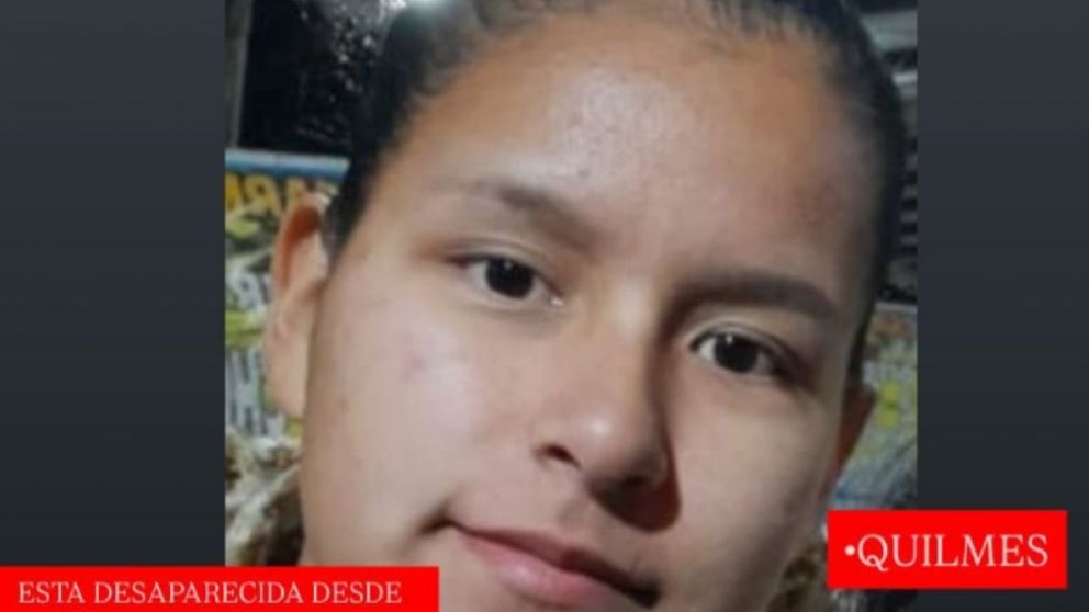 Desaparición en Quilmes: piden ayuda para encontrar a una joven de 16 años