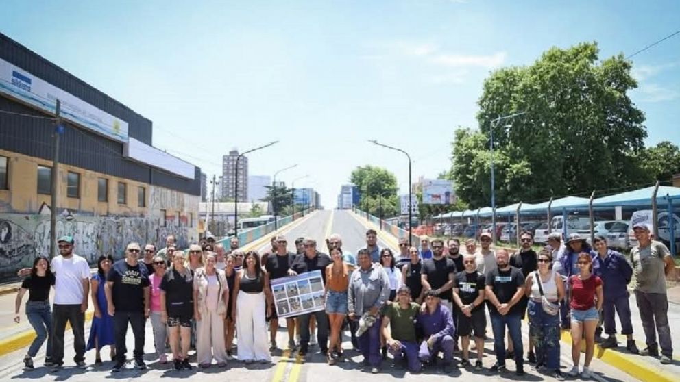 Obra terminada y compromiso cumplido: reabrieron el puente 14 de Agosto