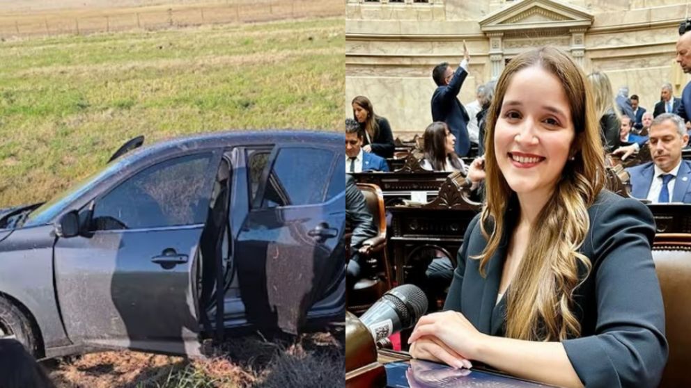 Rocío Bonacci sufrió un impactante accidente de tránsito en la autopista Rosario-Buenos Aires (Gentileza La Capital-Instagram/@rociobonacci).