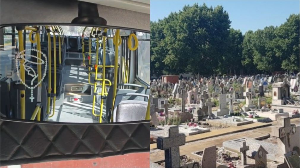 Aterrador video: chofer de colectivo capt� c�mo un fantasma acecha cada vez que pasa por un cementerio de Buenos Aires