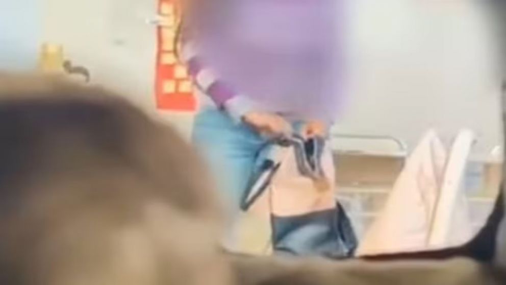 Las estudiantes presentaron el video tanto en la institución educativa como en la comisaría.