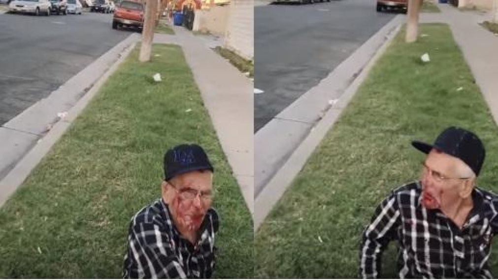 Rodolfo Rodríguez fue brutalmente atacado.(Captura de video).