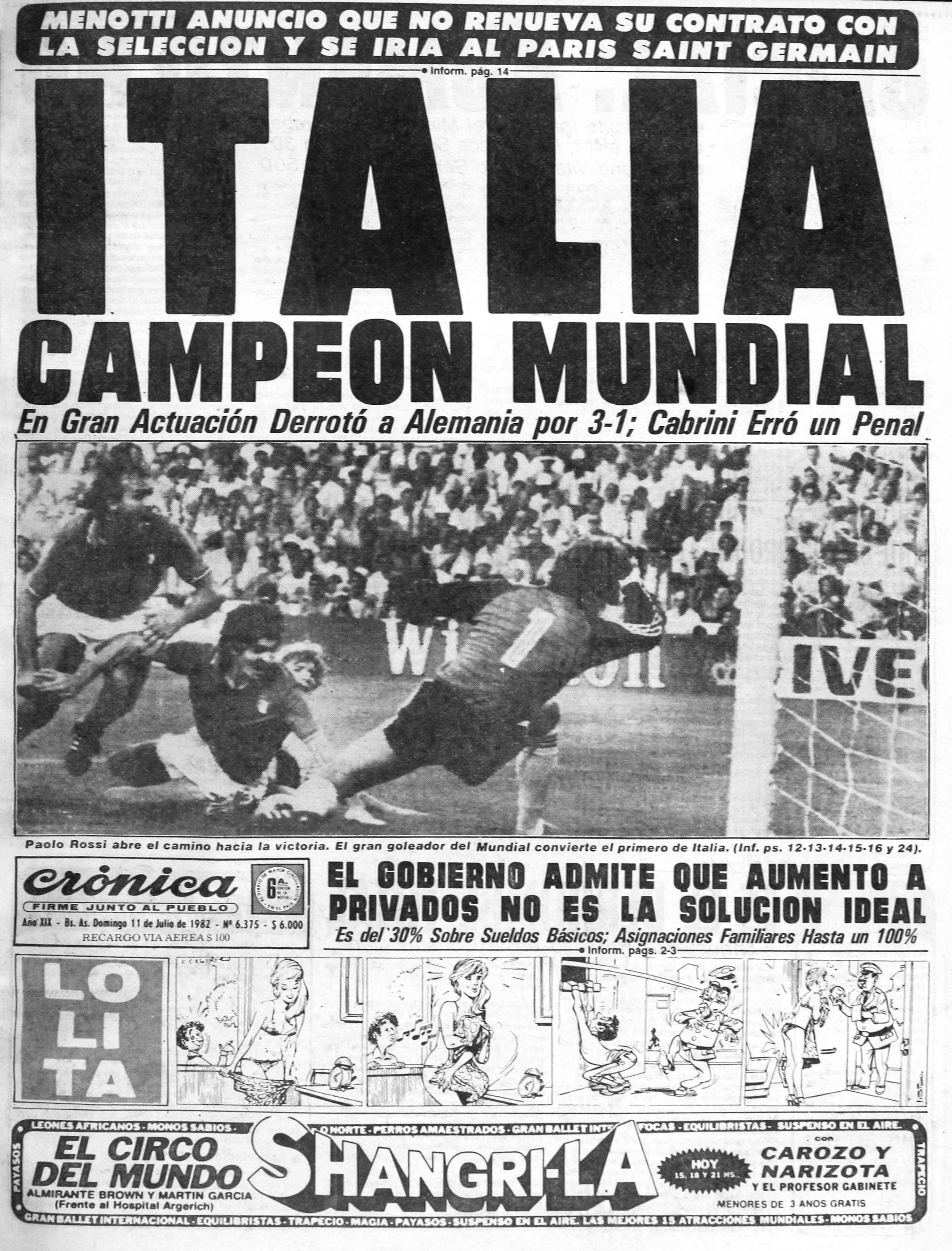 Poster Vintage ESPANA MUNDIAL 1982 - Italie Championne Du Monde - VIP #1 EDITIVU