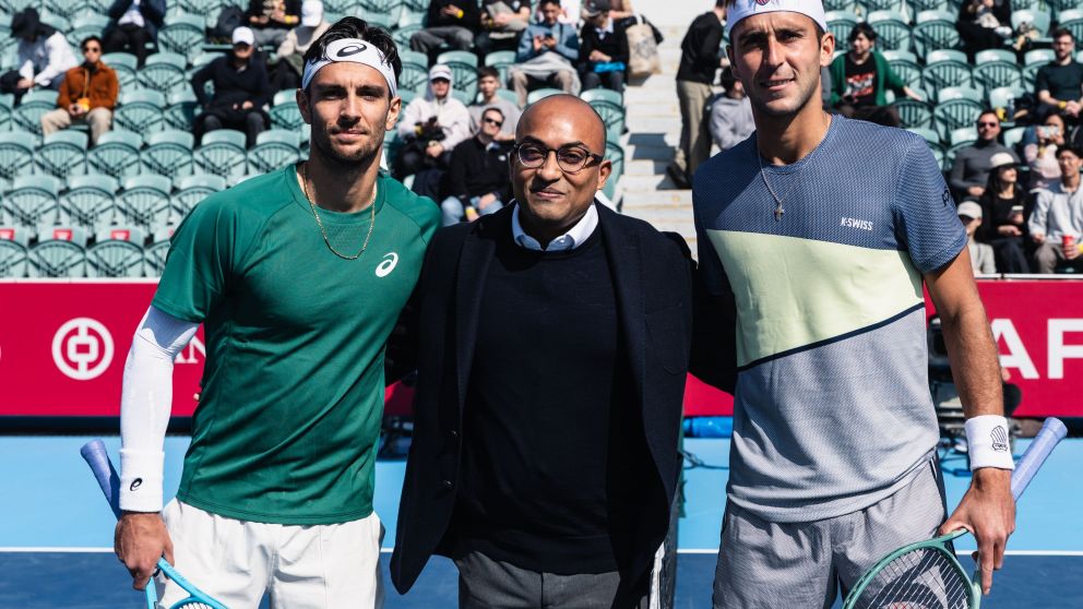 Tom�s Etcheverry no rindi� como esperaba, perdi� ante Lorenzo Musetti y fue eliminado del ATP 250 de Hong Kong