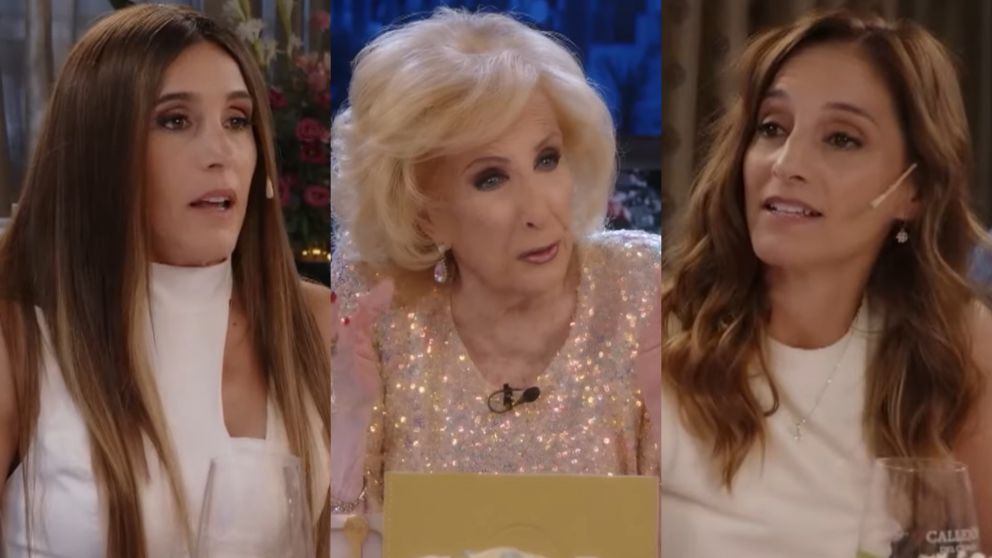 Mirtha Legrand incomodó a las hermanas Pastorutti con una pregunta sobre los rumores de pelea. (Foto: Captura El Trece).