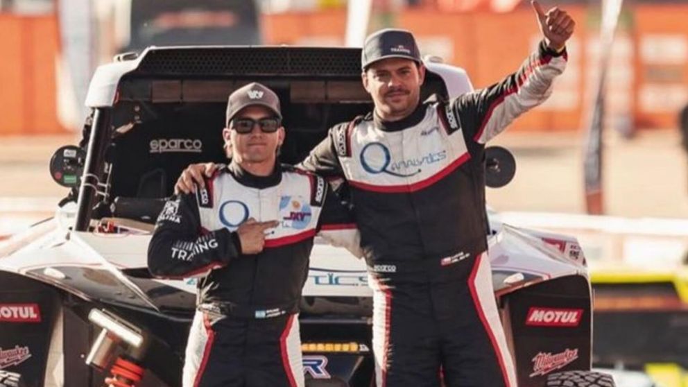 Bruno Jacomy y Augusto Sanz metieron podio en la división Challenger del Rally Dakar de Arabia Saudita 2026