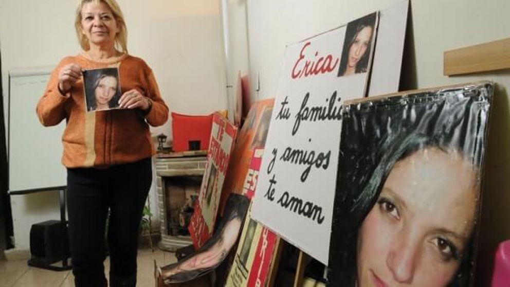 Maria Esther Romero. Madre de Érica reclama "justicia" por su hija.