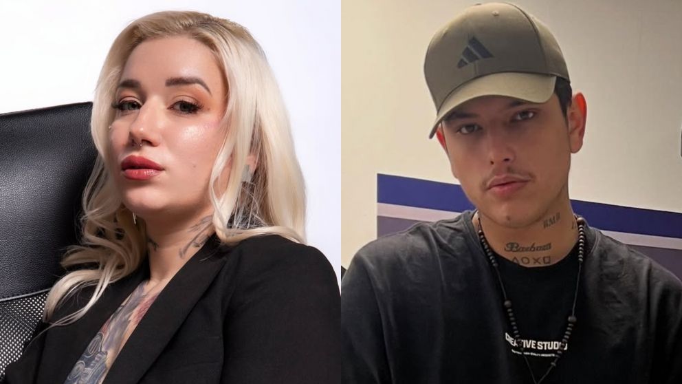 La foto al borde de la censura de la Tana de "Gran Hermano" y el Chino Agostini. (Foto: Instagram/ @katia_latana y @chinoagostinioficial).