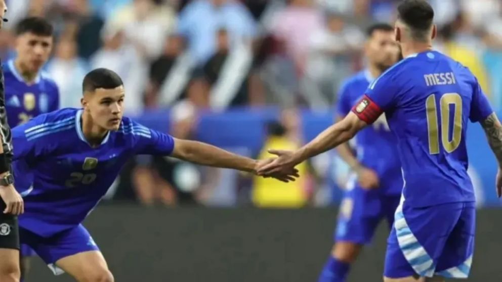 Racing se desespera por Valentín Carboni: qué dijo Lionel Messi sobre el pibe de la Selección Argentina