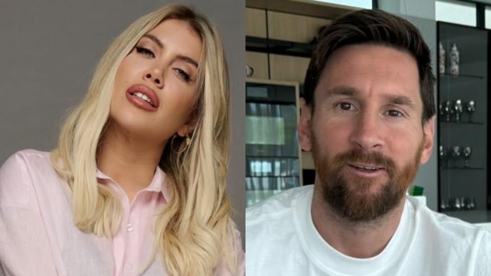 La emoción de Wanda Nara tras una confesión inesperada de Lionel Messi. (Foto: Instagram/ @wandabadbitch y @leomessi).