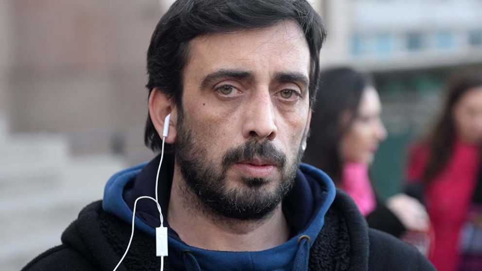 Martín, habló con Crónica tras la aparición de su hija. (Diario Crónica/Nahuel Ventura)
