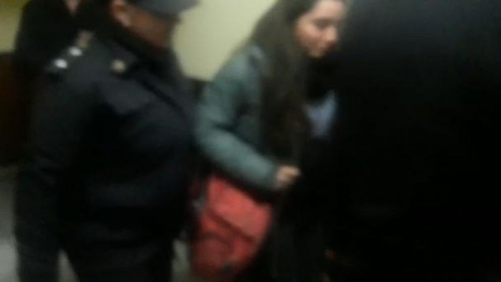 La joven, en la comisaría de Del Viso.