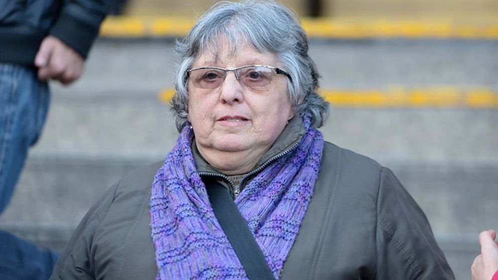 Mabel, la abuela de Melany feliz por la aparición de su nieta. (Diario Crónica/Nahuel Ventura)