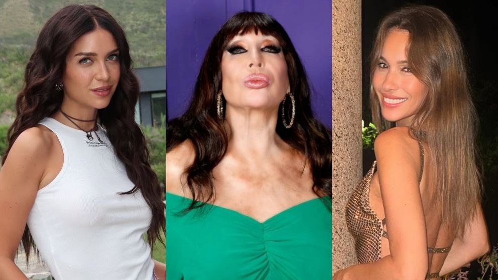 Moria Casán destrozó a Zaira Nara y Pampita por sus romances. (Foto: Instagram/ @moria_laone @pampitaoficial @zaira.nara).