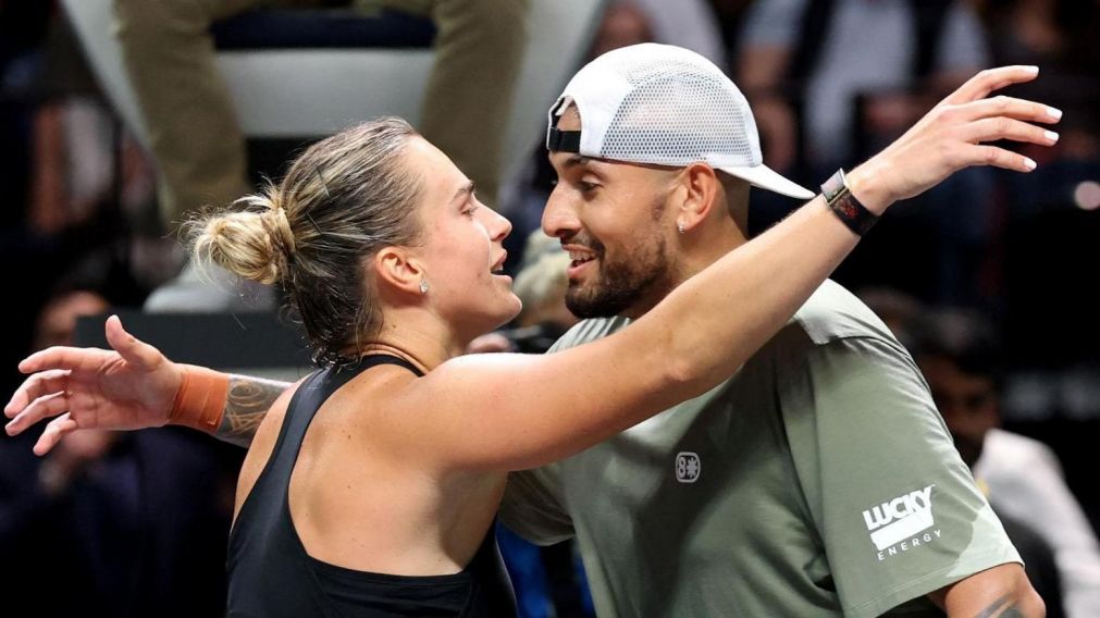 Nick Kyrgios le ganó a Aryna Sabalenka en una nueva Batalla de los sexos de tenis