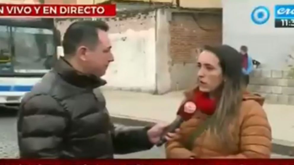 Natalia, la tía de Melany habló con Crónica. (Captura de video)