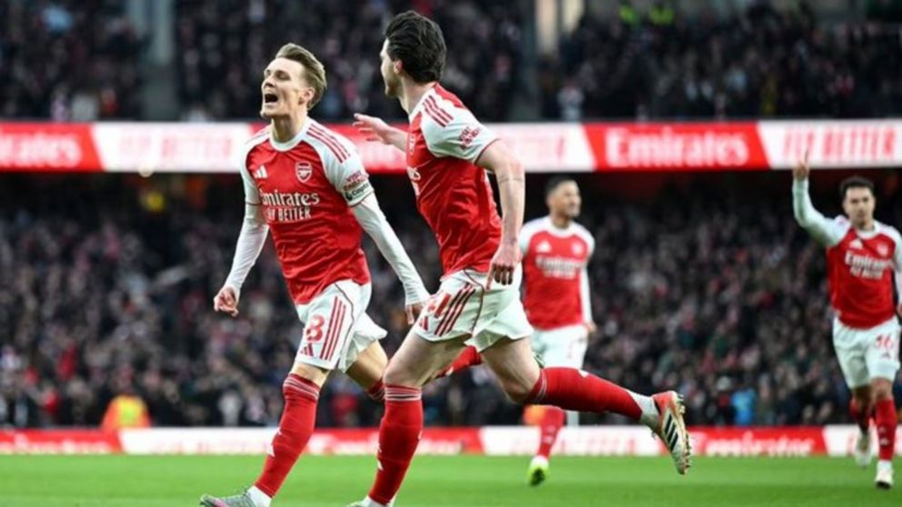 Arsenal le gan� al Brighton de milagro y recuper� la punta de la Premier League