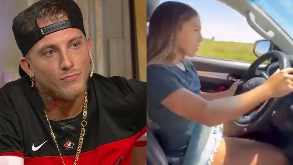 La hija de 12 años del Polaco manejó en la ruta y el video indignó al cantante: "Está en shock..."
