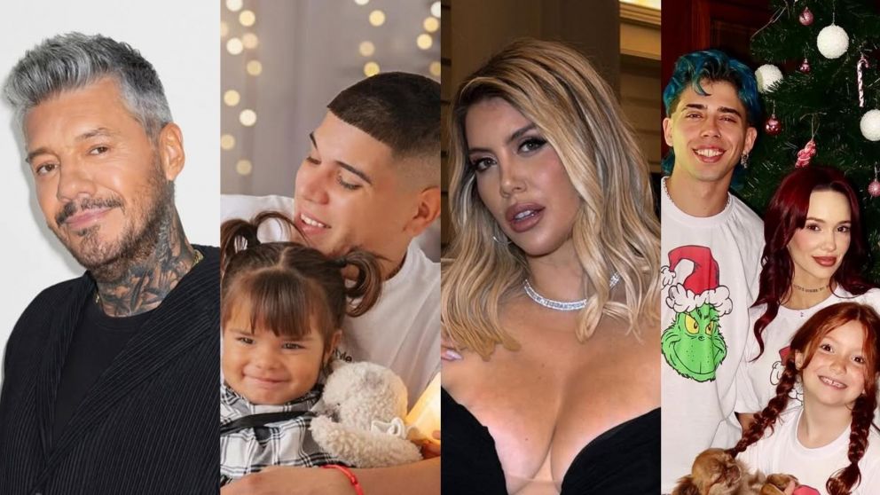 La Navidad de los famosos argentinos: las íntimas y soñadas celebraciones de Wanda Nara, Marcelo Tinelli, Thiago Medina, Lucka y La Joaqui.