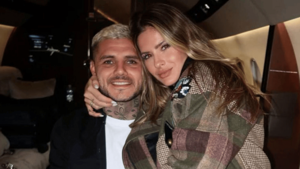 Mauro Icardi fue a buscar a sus hijas acompañado por la China Suárez.