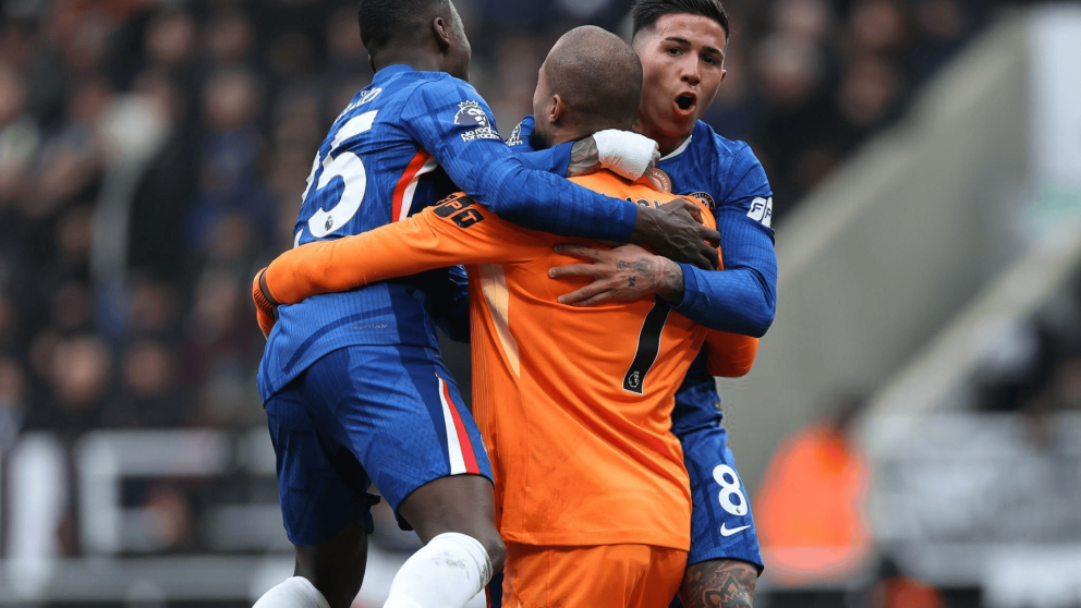 El Chelsea de Enzo Fernández y Garnacho rescató un empate ante el Newcastle