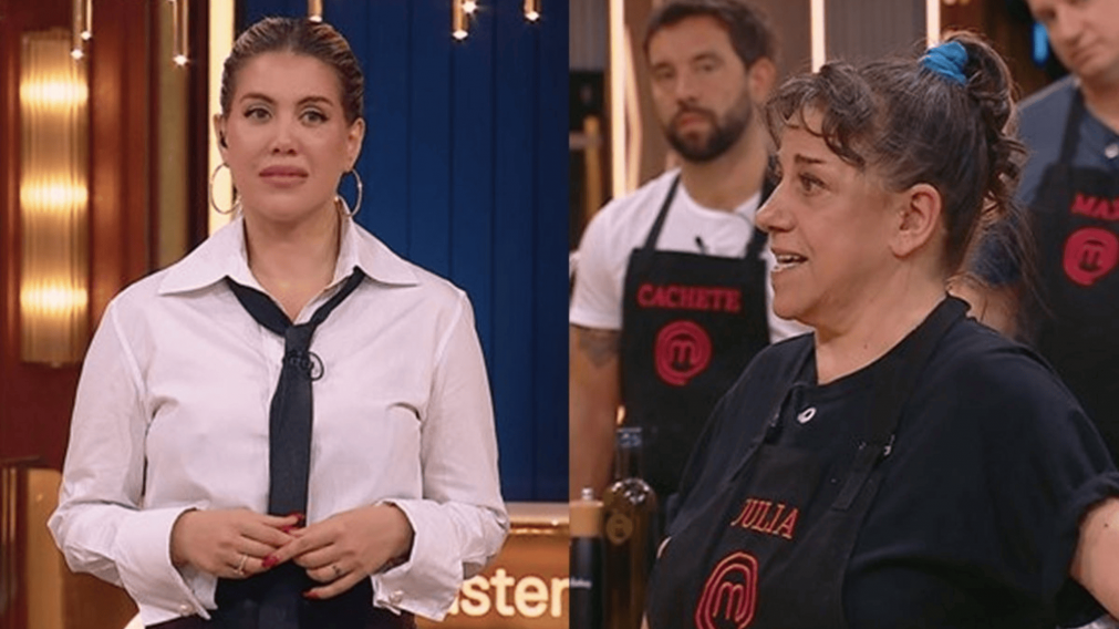 Julia Calvo descolocó a Wanda Nara en "Masterchef Celebrity" con una confesión sobre la China Suárez: "Es la enemiga de mi amiga..."