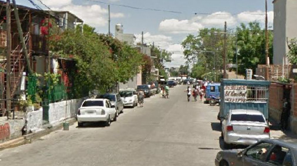 Ac� se produjo el violento ataque a balazos hac�a la v�ctima. 