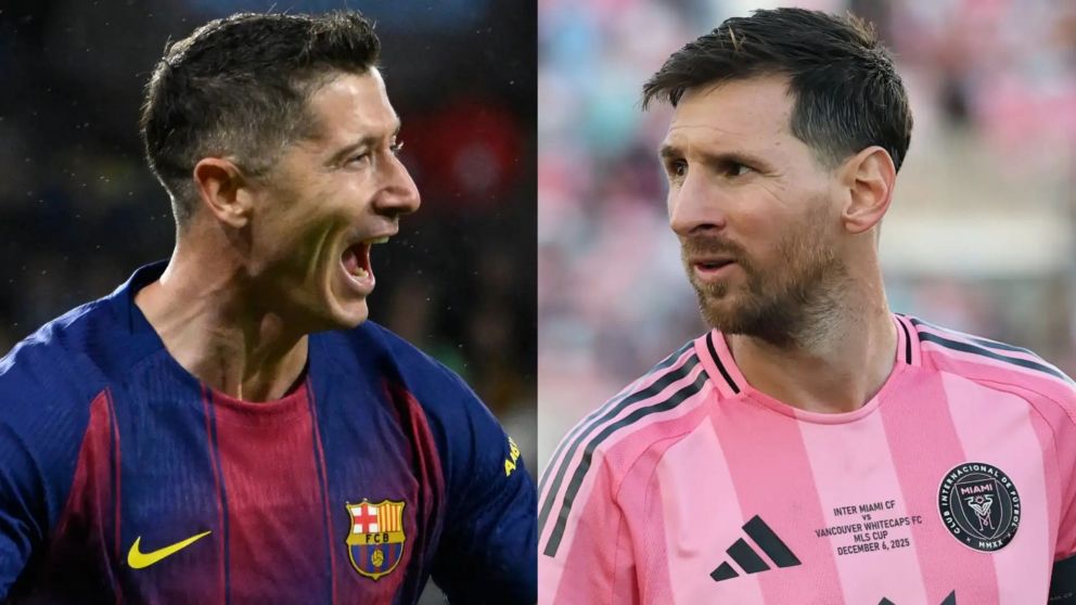 BOMBAZO MUNDIAL: Inter Miami sueña con juntar a Lewandowski con Messi