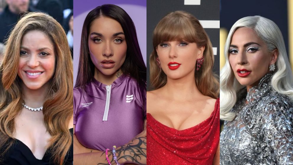 María Becerra, Lady Gaga, Taylor Swift y Shakira, entre las más escuchadas del mundo: el ranking que las une.
