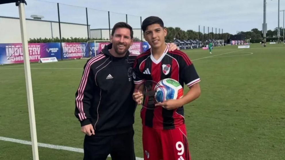 Quién es Bruno Cabral, el goleador de River en la Messi Cup que despertó el interés de equipos europeos poderosos