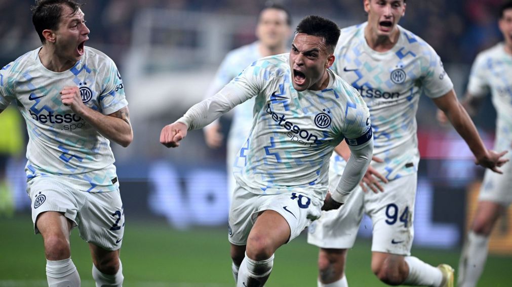 Lautaro Martínez la metió en la victoria del puntero Inter de Milán ante Genoa
