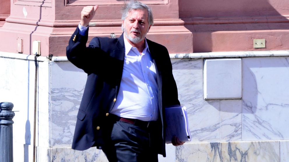 Aranguren habló luego de haber sido desplazado de su cargo. (Crónica/Jonatan Moreno)