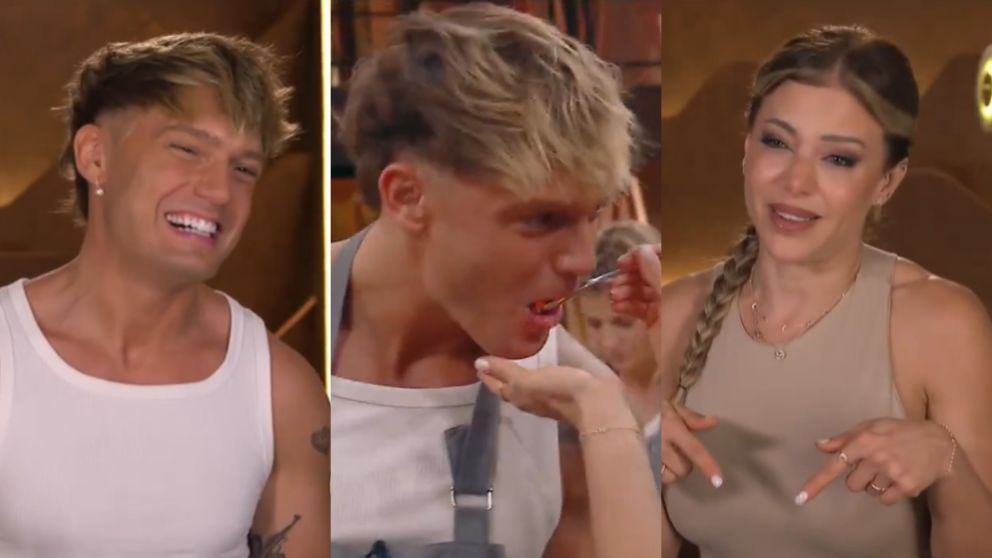 Evangelina Anderson le dio de comer a Ian Lucas y encendieron la temperatura en "MasterChef Celebrity": "El sueño de todo el país..."