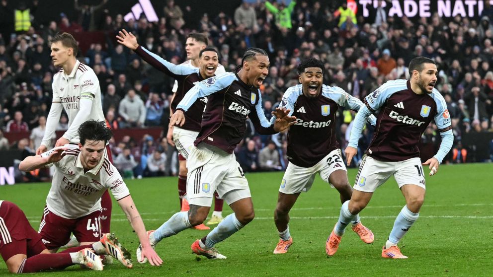 Aston Villa sorprendió a Arsenal en Villa Park gracias a Emiliano Buendía y puso la Premier League al rojo vivo
