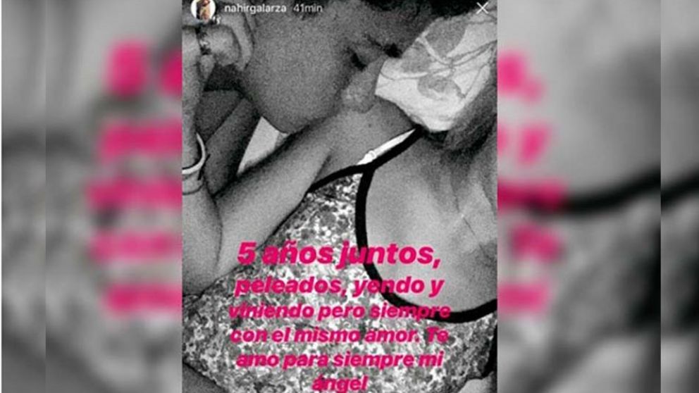 Esta fue la última publicación de Nahir, antes que Fernando aparezca sin vida.