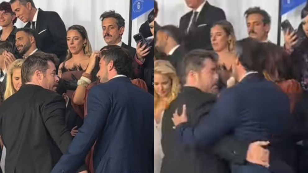 Nico Occhiato y Migue Granados en la foto grupal.