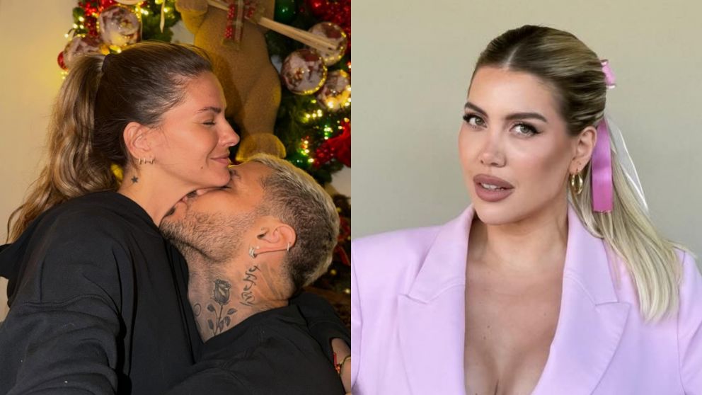 Descubrieron que la China Suárez y Mauro Icardi reciclaron la decoración navideña de Wanda Nara: "El mismo Papá Noel"