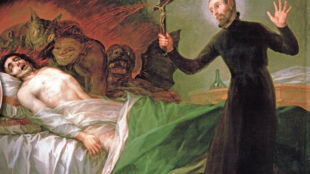 el exorcismo, en sus diferentes versiones, buscan extirpar al demonio del cuerpo de la víctima.