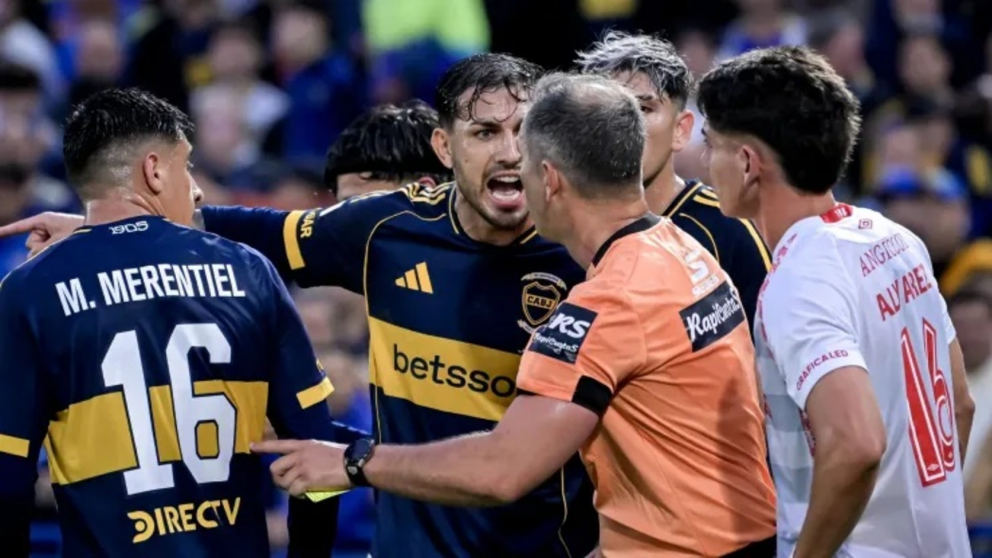 Leandro Paredes, el líder de Boca que atemoriza a los árbitros: los videos con los exabruptos para con Fernando Echenique