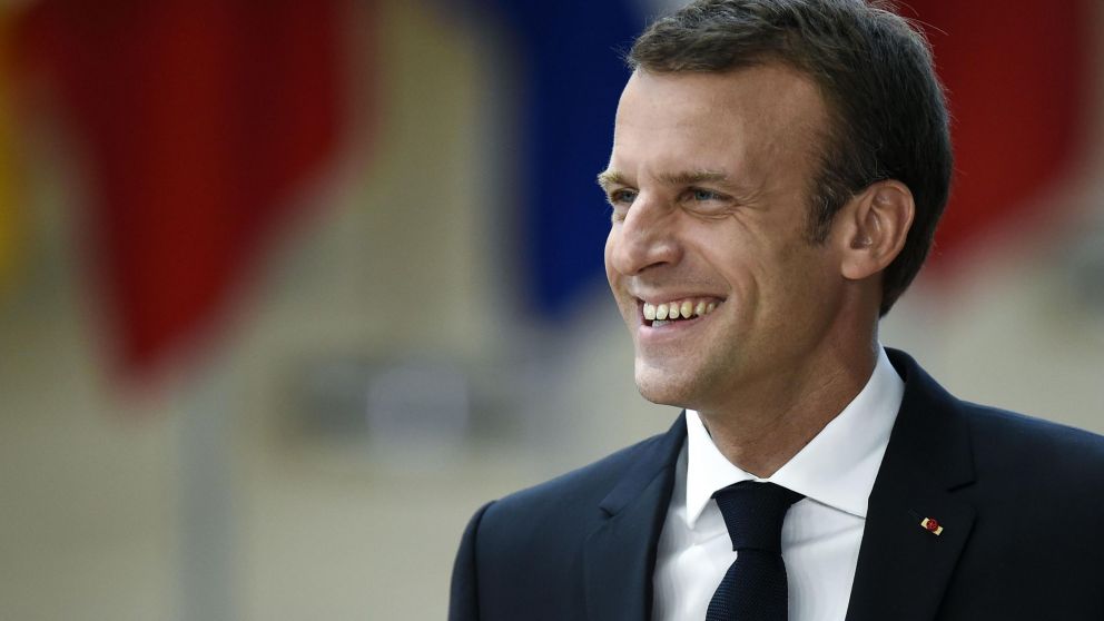 Macrón se refirió al partido a través de Twitter. (AFP)