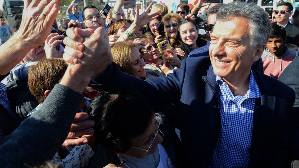 Macri realizó un acto en la ciudad de Basalvilbaso.