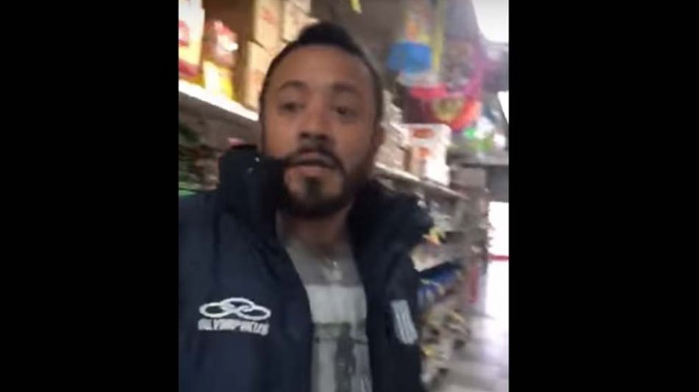 Un comerciante de Virrey del Pino sufrió un apriete de esta persona perteneciente al Sindicato de Papeleros.