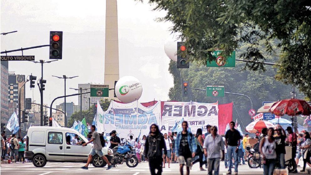 Los accesos a Capital Federal estarán "imposibles" en una jornada que promete ser histórica.