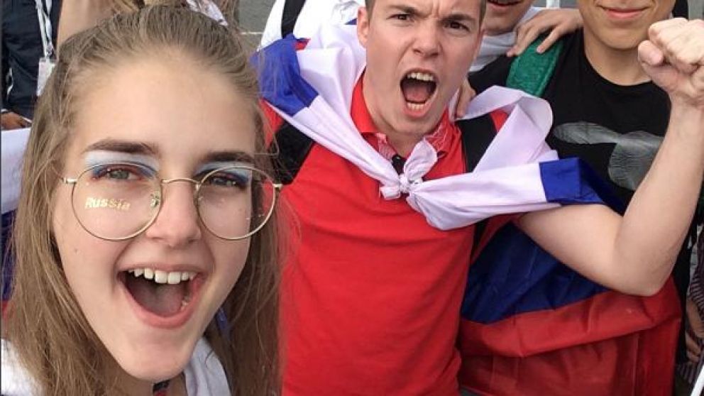 La joven le envió un mensaje a todos los argentinos.