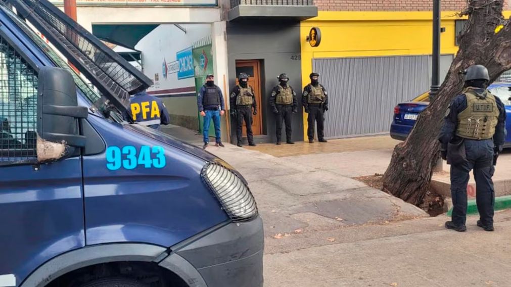 El operativo policial.