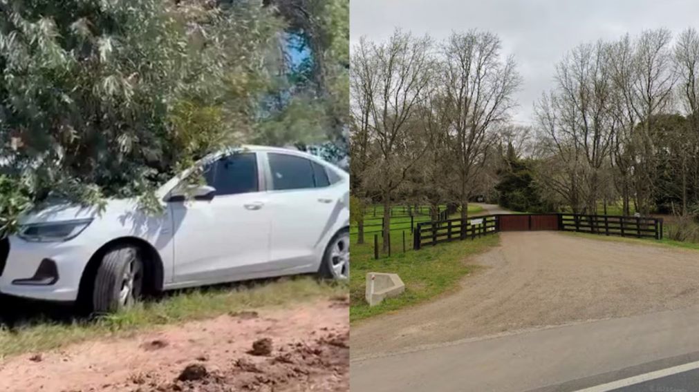 Los cuerpos del hombre y la mujer fueron hallados en la tarde del domingo en las afueras de San Antonio de Areco (Archivo - Google Street View).