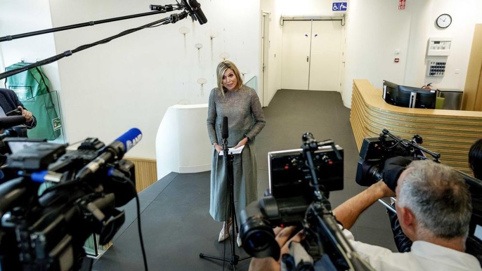 La reina Máxima de Holanda habló sobre su hermana Inés Zorreguieta en Groninga. (EFE)