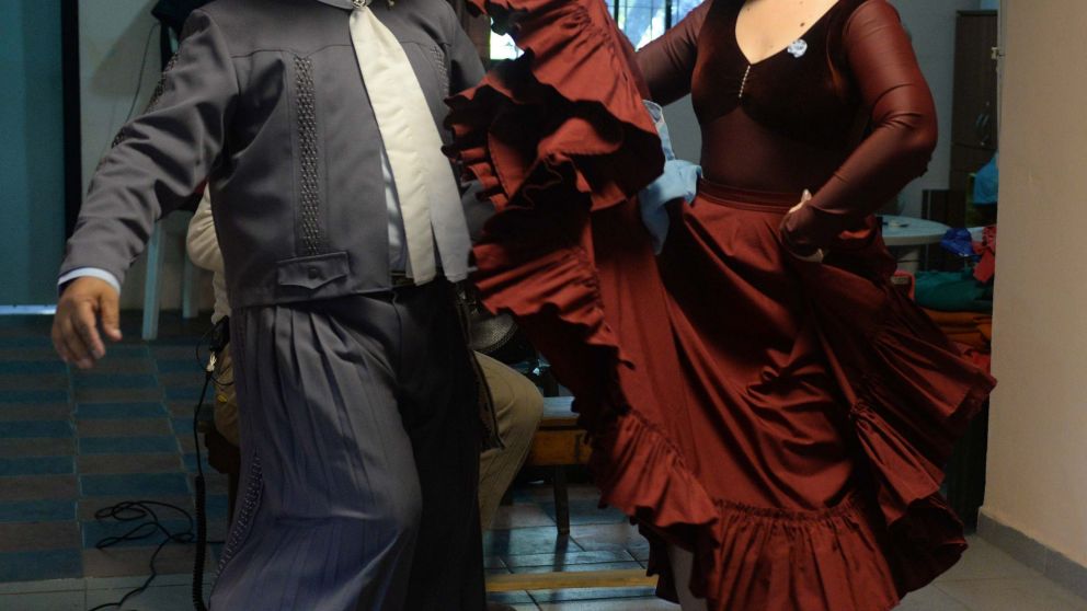 La pareja de baile se llevó todos los aplausos (Nahuel Ventura - Diario Crónica)(